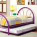 Rainbow Full Bed Black, White, Silver, Black, & Green - Visions in Furniture (La Mirada, CA)