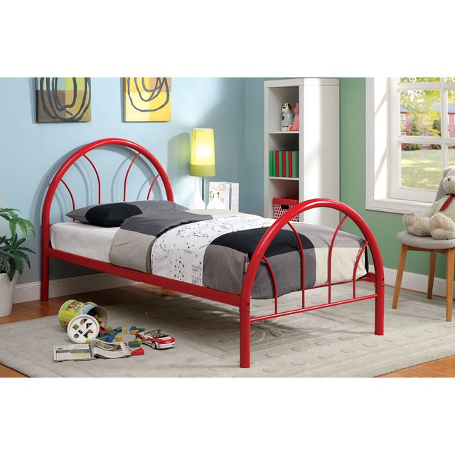 Rainbow Full Bed Black, White, Silver, Black, & Green - Visions in Furniture (La Mirada, CA)