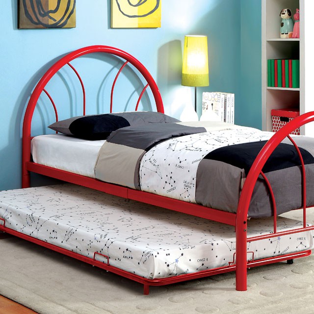 Rainbow Full Bed Black, White, Silver, Black, & Green - Visions in Furniture (La Mirada, CA)