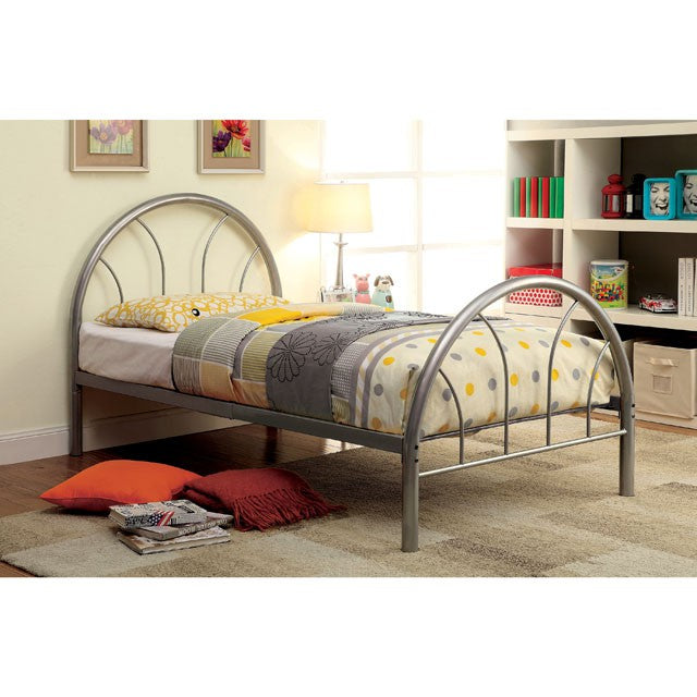 Rainbow Full Bed Black, White, Silver, Black, & Green - Visions in Furniture (La Mirada, CA)