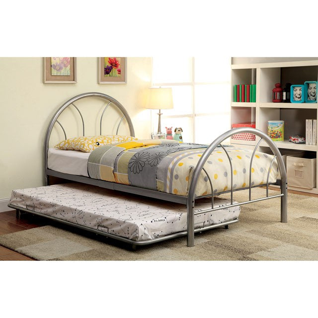 Rainbow Full Bed Black, White, Silver, Black, & Green - Visions in Furniture (La Mirada, CA)