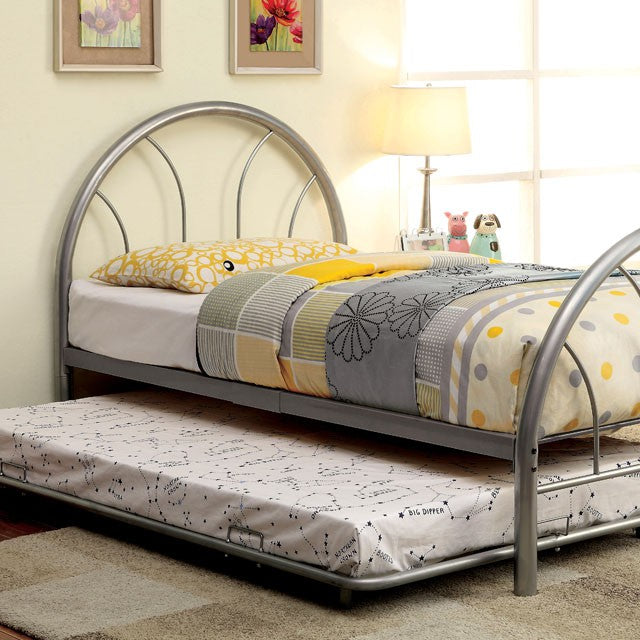 Rainbow Full Bed Black, White, Silver, Black, & Green - Visions in Furniture (La Mirada, CA)