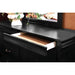 Louis Philippe Cal.King Bed Black & Grey - Visions in Furniture (La Mirada, CA)