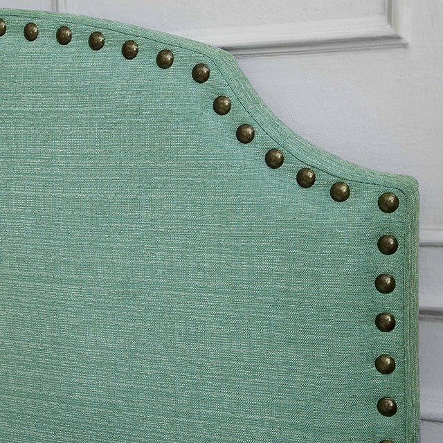Hasselt King Headboard Green - Visions in Furniture (La Mirada, CA)