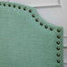 Hasselt King Headboard Green - Visions in Furniture (La Mirada, CA)