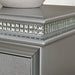 Maddie Bed White & Silver - Visions in Furniture (La Mirada, CA)