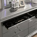 Maddie Bed White & Silver - Visions in Furniture (La Mirada, CA)