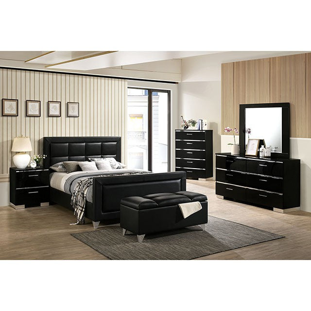 Menkar E.King Bed - Visions in Furniture (La Mirada, CA)