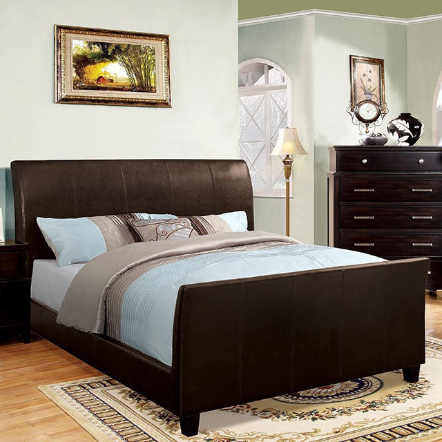 Maynard Bed Espresso & White - Visions in Furniture (La Mirada, CA)