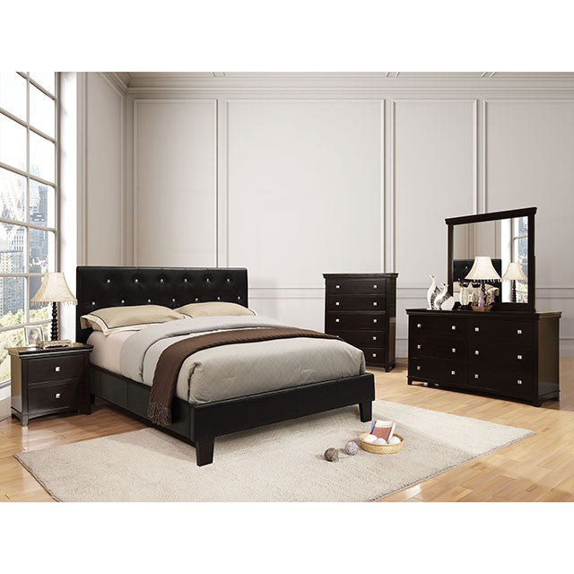 Velen Bed Black & White - Visions in Furniture (La Mirada, CA)