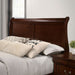 Louis Philippe E.King Bed Black, Cherry, & Gray - Visions in Furniture (La Mirada, CA)