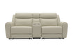 Jacobus Manual Recliner Loveseat w/ Console - Visions in Furniture (La Mirada, CA)