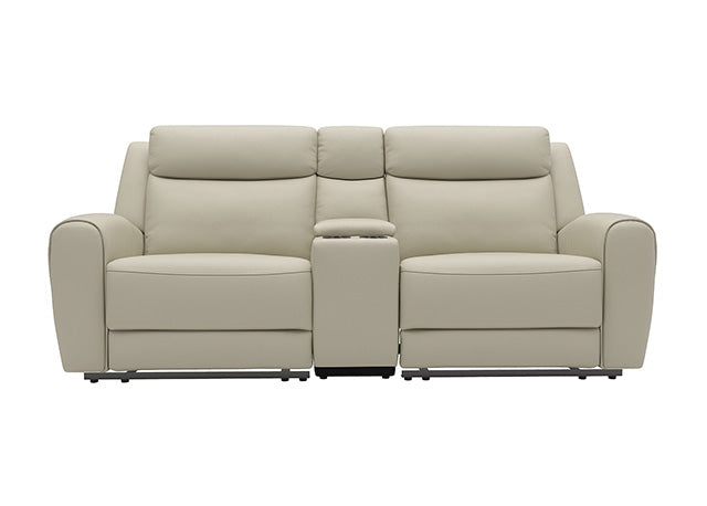 Jacobus Manual Recliner Loveseat w/ Console - Visions in Furniture (La Mirada, CA)