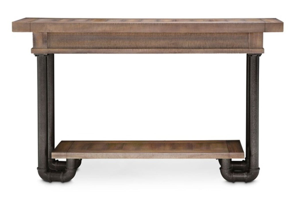 Aico Crossings Console Table in Reclaimed Barn - Visions in Furniture (La Mirada, CA)