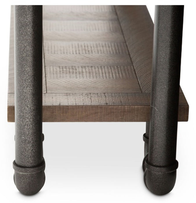 Aico Crossings Console Table in Reclaimed Barn - Visions in Furniture (La Mirada, CA)