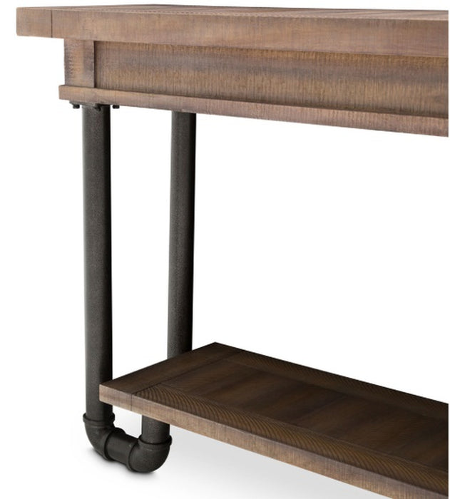 Aico Crossings Console Table in Reclaimed Barn - Visions in Furniture (La Mirada, CA)