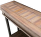 Aico Crossings Console Table in Reclaimed Barn - Visions in Furniture (La Mirada, CA)