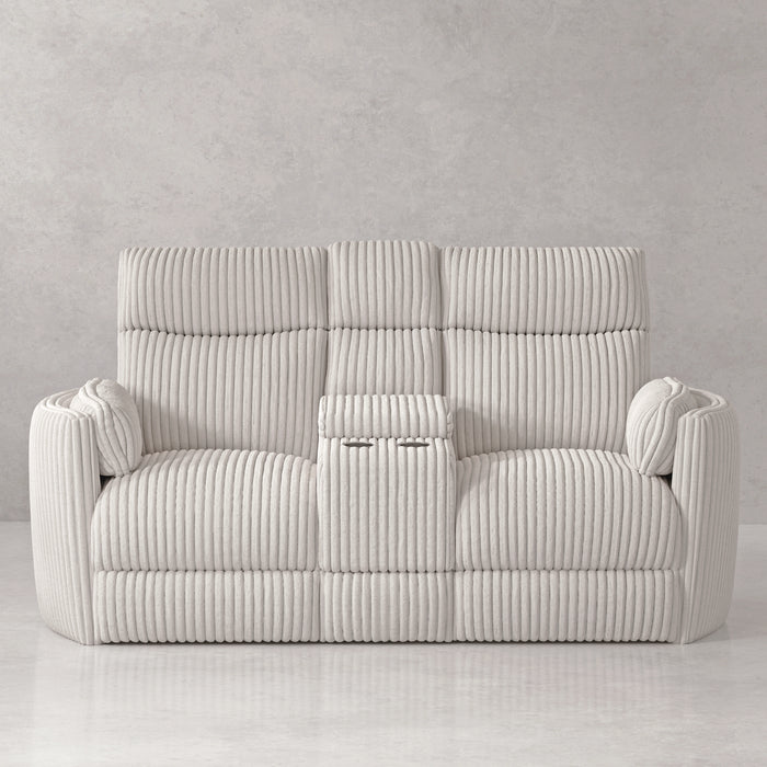 Parker Living Radius - Mega Ivory Power Reclining Sofa Loveseat and Recliner