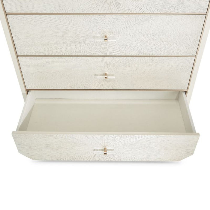 AICO La Rachelle Drawer Chest in Medium Champagne - Visions in Furniture (La Mirada, CA)