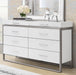 AICO Marquee Dresser in Cloud White - Visions in Furniture (La Mirada, CA)