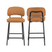 Blythe Orange Vegan Leather Counter Chair (2 Per Carton)