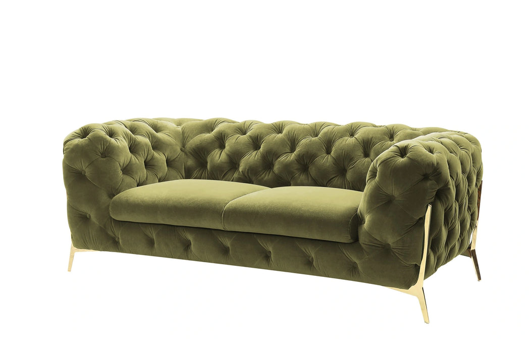 Divani Casa Sheila Transitional Loveseat