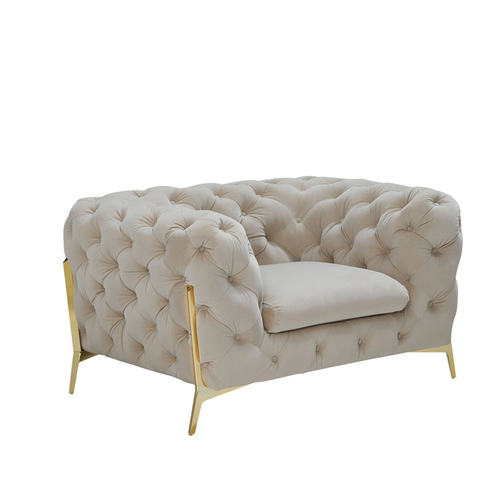 Divani Casa Quincey Transitional Lounge Chair