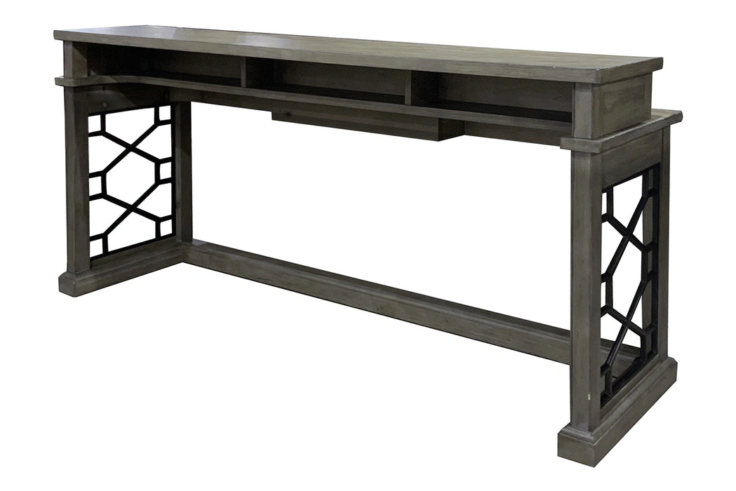 Parker House Sundance - Smokey Grey Cocktail Table with 2 Chairside Tables and Console Table