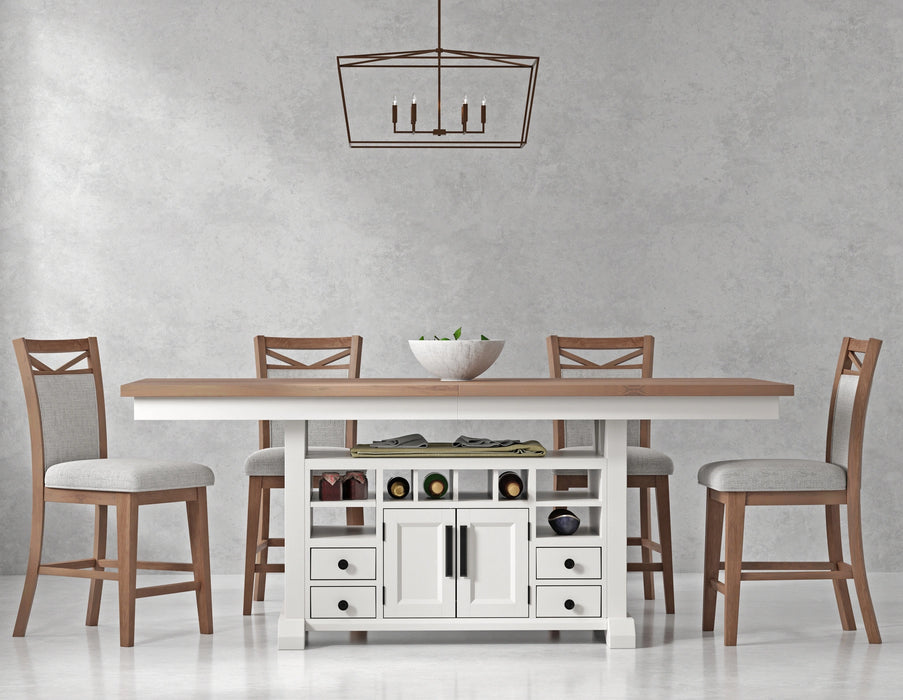 Parker House Americana Modern Dining Upholstered Counter Chair (2/CTN Sold in pairs)