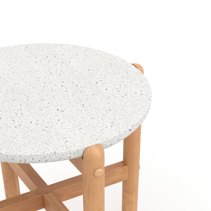 Solstice End Table Wood Base