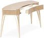 AICO Malibu Crest Vanity/Writing Desk in Blush - Visions in Furniture (La Mirada, CA)