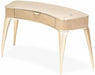 AICO Malibu Crest Vanity/Writing Desk in Blush - Visions in Furniture (La Mirada, CA)