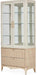 AICO Malibu Crest Display Cabinet in Chardonnay - Visions in Furniture (La Mirada, CA)