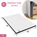 Hollyhock 3" Full Tri-Fold Memory Foam Topper - Visions in Furniture (La Mirada, CA)