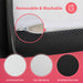 Hollyhock 3" Queen Tri-Fold Memory Foam Topper - Visions in Furniture (La Mirada, CA)
