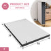 Hollyhock 4" Full Tri-Fold Memory Foam Topper - Visions in Furniture (La Mirada, CA)