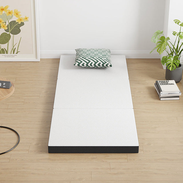 Hollyhock 4" Queen Tri-Fold Memory Foam Topper - Visions in Furniture (La Mirada, CA)