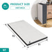 Hollyhock 4" Queen Tri-Fold Memory Foam Topper - Visions in Furniture (La Mirada, CA)