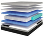 Verbena 12" E.King Hybrid Pocket Coil Mattress - Visions in Furniture (La Mirada, CA)