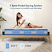 Verbena 12" E.King Hybrid Pocket Coil Mattress - Visions in Furniture (La Mirada, CA)