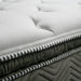 STORMIN White/Gray 13" Euro Pillow Top Mattress, E.King - Visions in Furniture (La Mirada, CA)