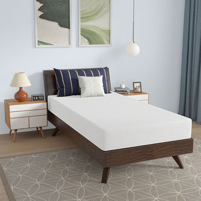 Nasturtium 8" Twin Bamboo Charcoal Infused Memory Foam - Visions in Furniture (La Mirada, CA)