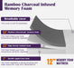 Nasturtium 12" Full Bamboo Charcoal Infused Memory Foam - Visions in Furniture (La Mirada, CA)
