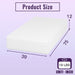 Nasturtium 12" Twin Bamboo Charcoal Infused Memory Foam - Visions in Furniture (La Mirada, CA)
