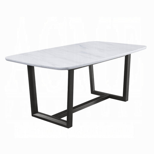 Madan Dining Table With Marble Top - Visions in Furniture (La Mirada, CA)
