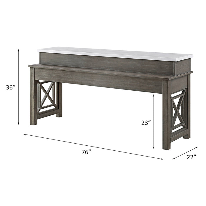 4Pc Pack Counter Height Table Set w/USB