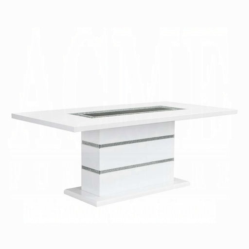 Elizaveta Dining Table With Pedestal Base - Visions in Furniture (La Mirada, CA)