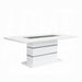Elizaveta Dining Table With Pedestal Base - Visions in Furniture (La Mirada, CA)