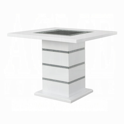 Elizaveta Counter Height Table With Pedestal Base - Visions in Furniture (La Mirada, CA)