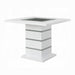 Elizaveta Counter Height Table With Pedestal Base - Visions in Furniture (La Mirada, CA)